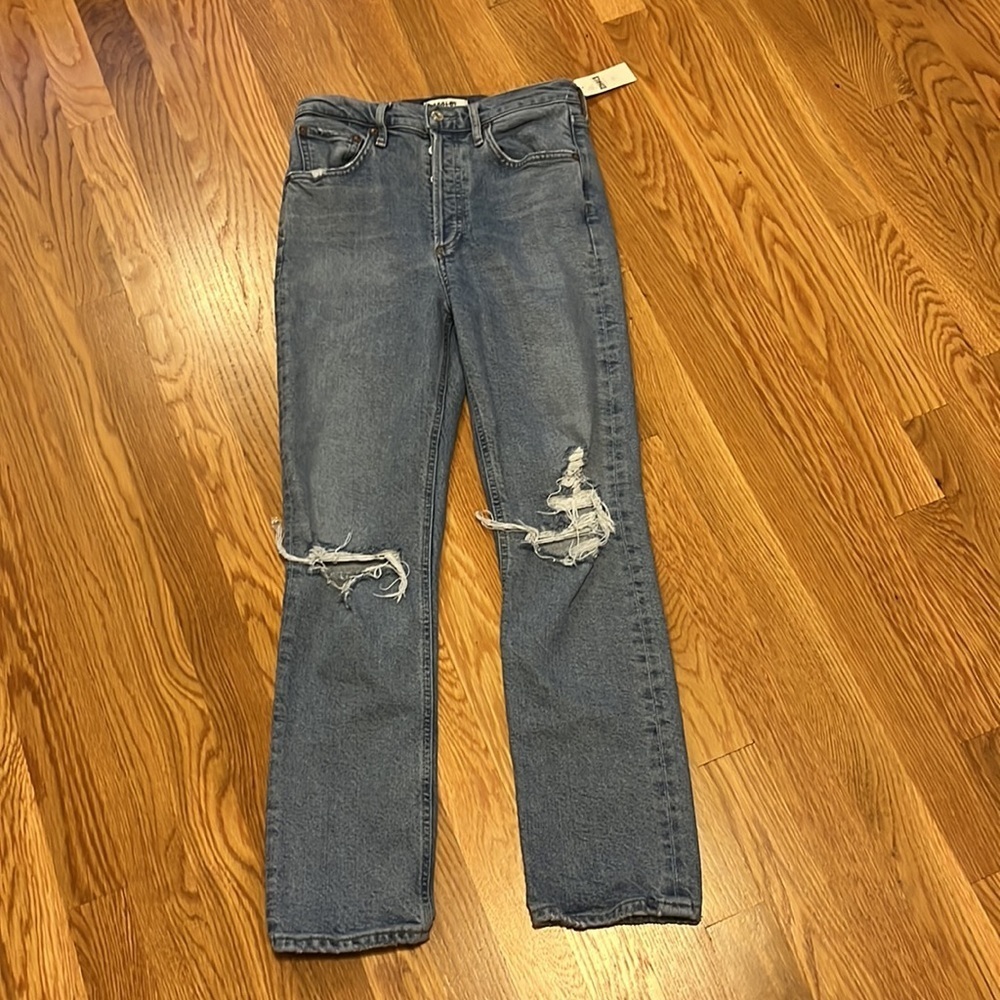 NWT Agolde Riley High Rise Jeans Size 25 - Picture 7 of 15
